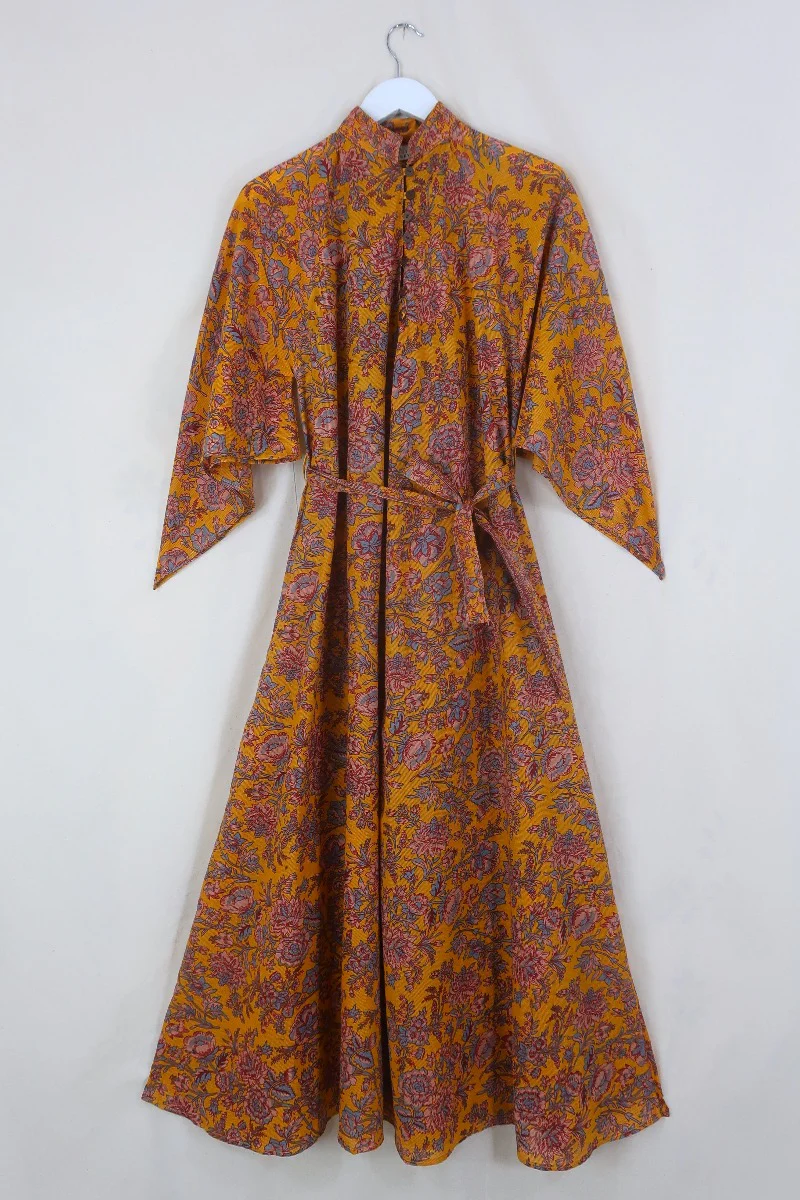 Apollo Maxi Dress in Sunflower Yellow - Image 2