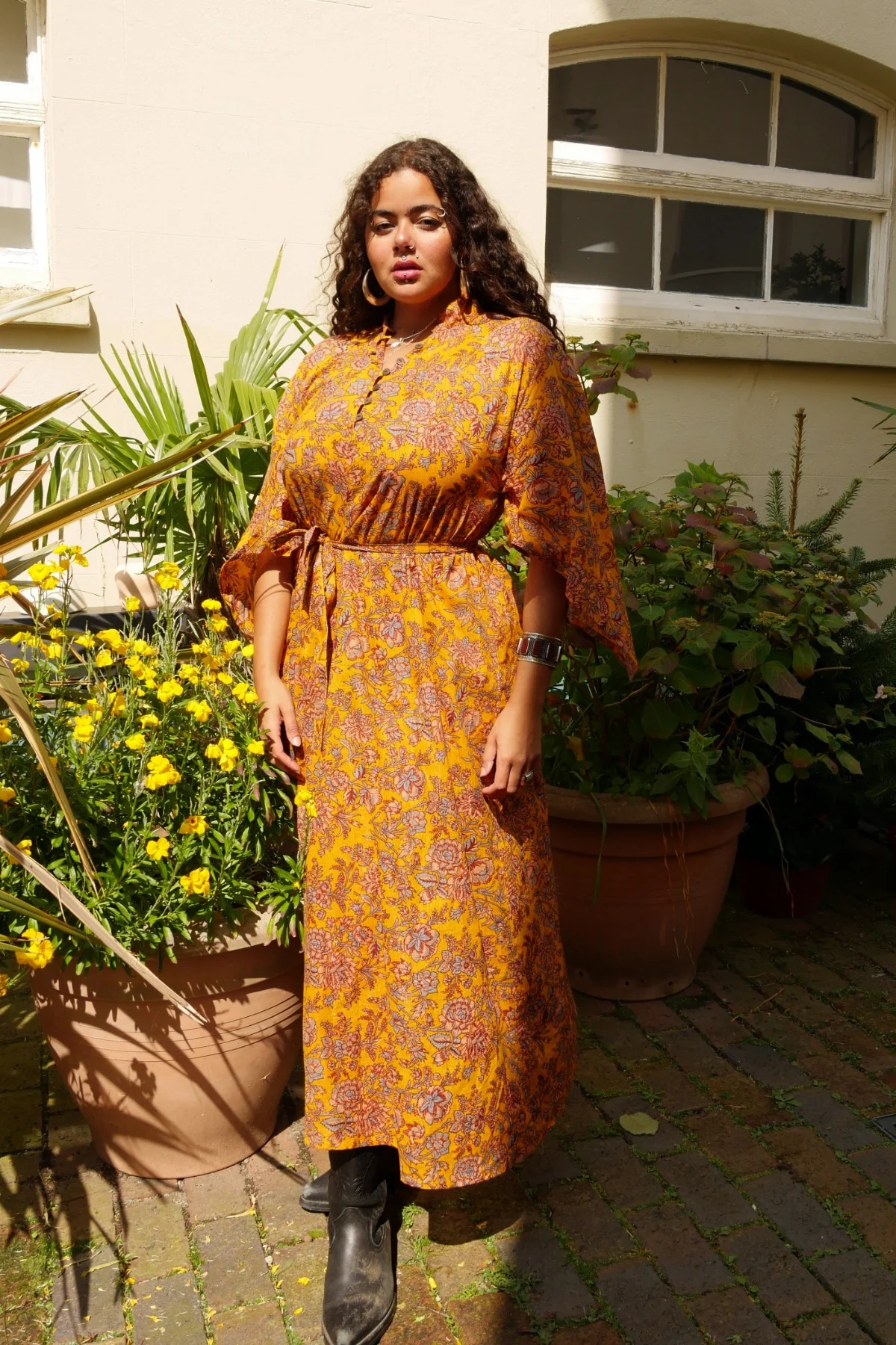 Apollo Maxi Dress in Sunflower Yellow - Image 7