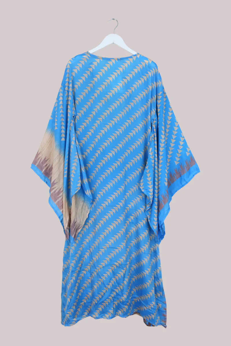 Cassandra Maxi Kaftan in Artemis Blue - Size XL - Image 3