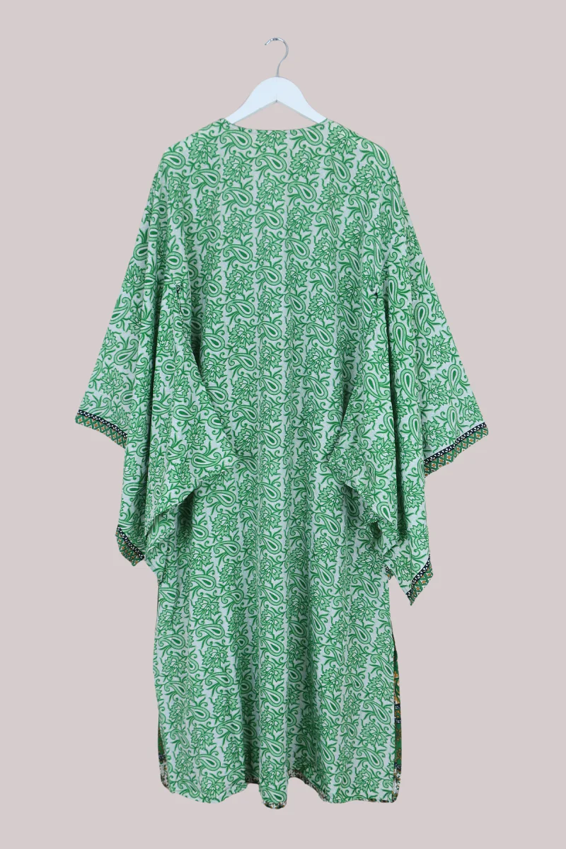 Cassandra Maxi Kaftan in Greener Grass - Size XXL - Image 3