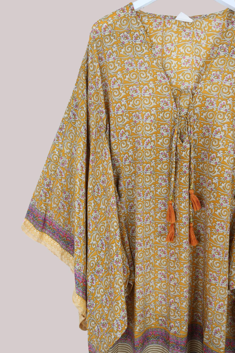 Cassandra Maxi Kaftan in Sicilian Paisley - Size L/XL - Image 2