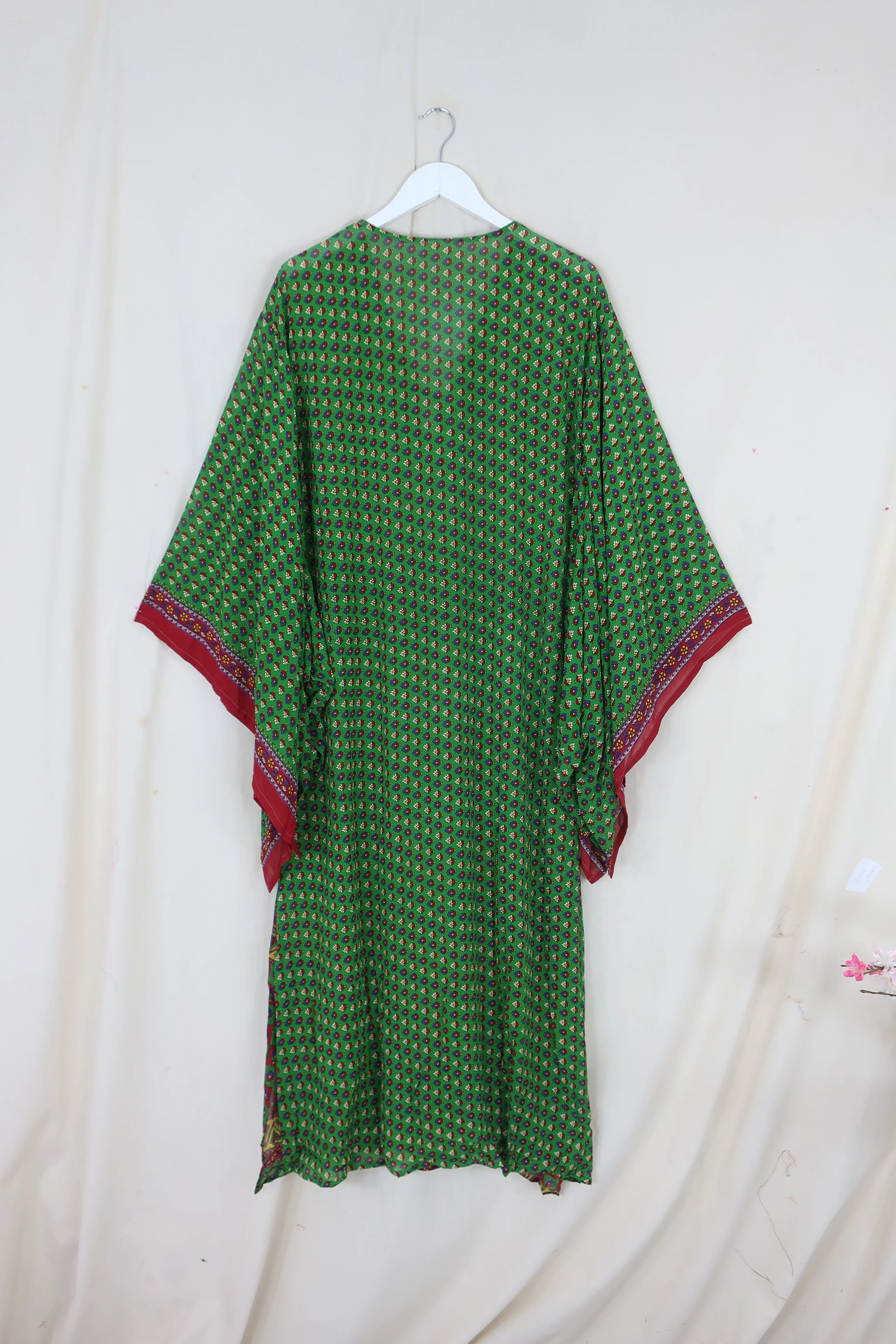 Cassandra Maxi Kaftan in Vivid Forest Floor - Size M/L - Image 3