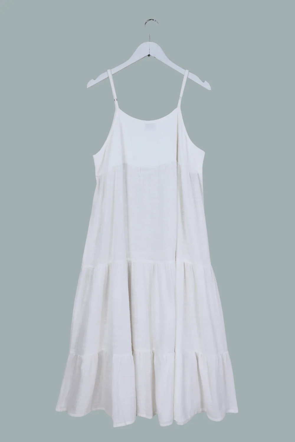 Clover Midi Dress in Salt White - Image 4