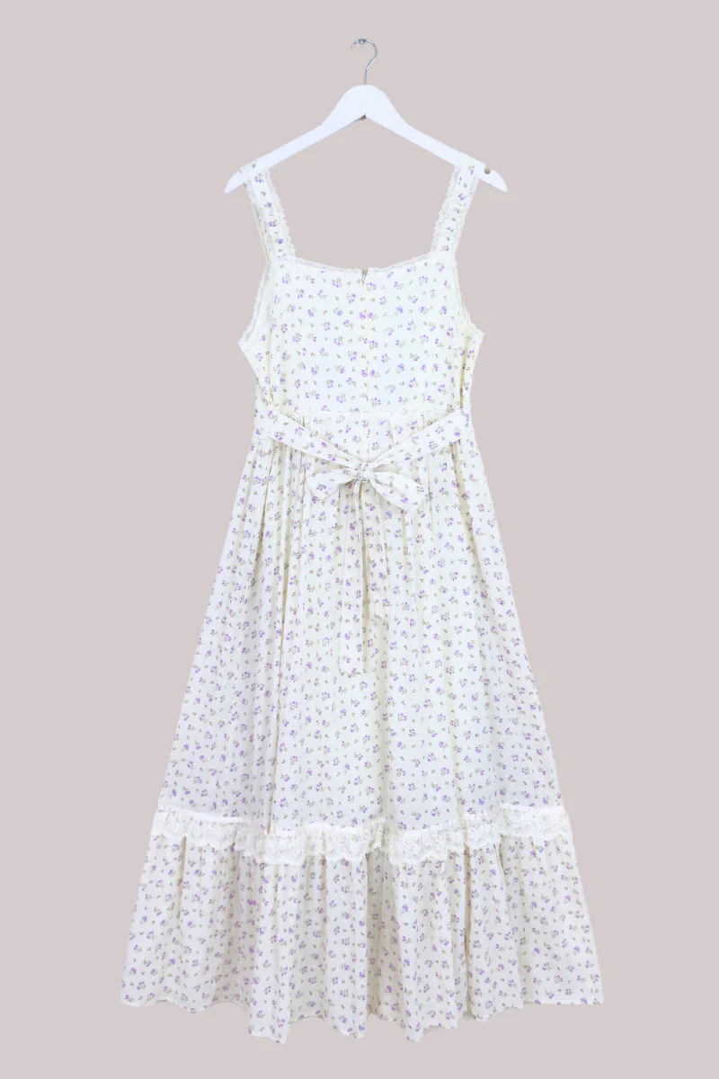 Darcy Maxi Meadow Dress in Wisteria Canopy Purple - Image 5