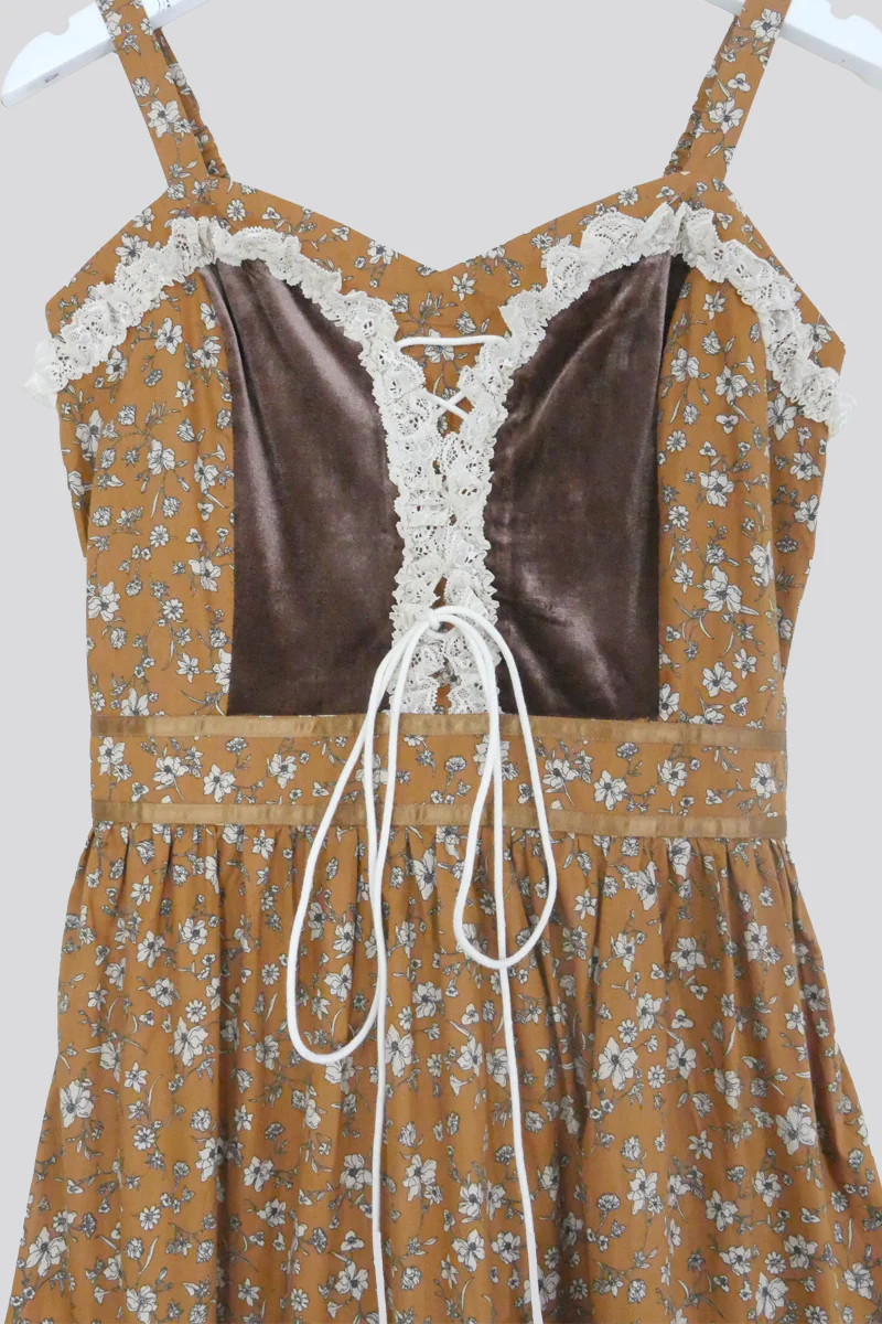 Darcy Maxi Dress in Forest Fawn Brown - Image 4