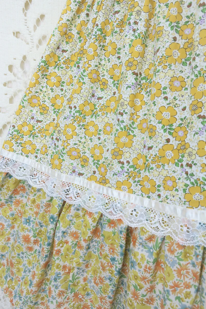 Darcy Maxi Dress in Saffron Bloom Yellow - Image 6
