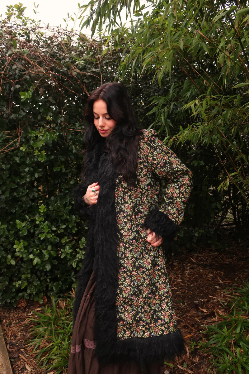Fleetwood Tapestry Penny Lane Coat in Rhiannon Black - Image 4