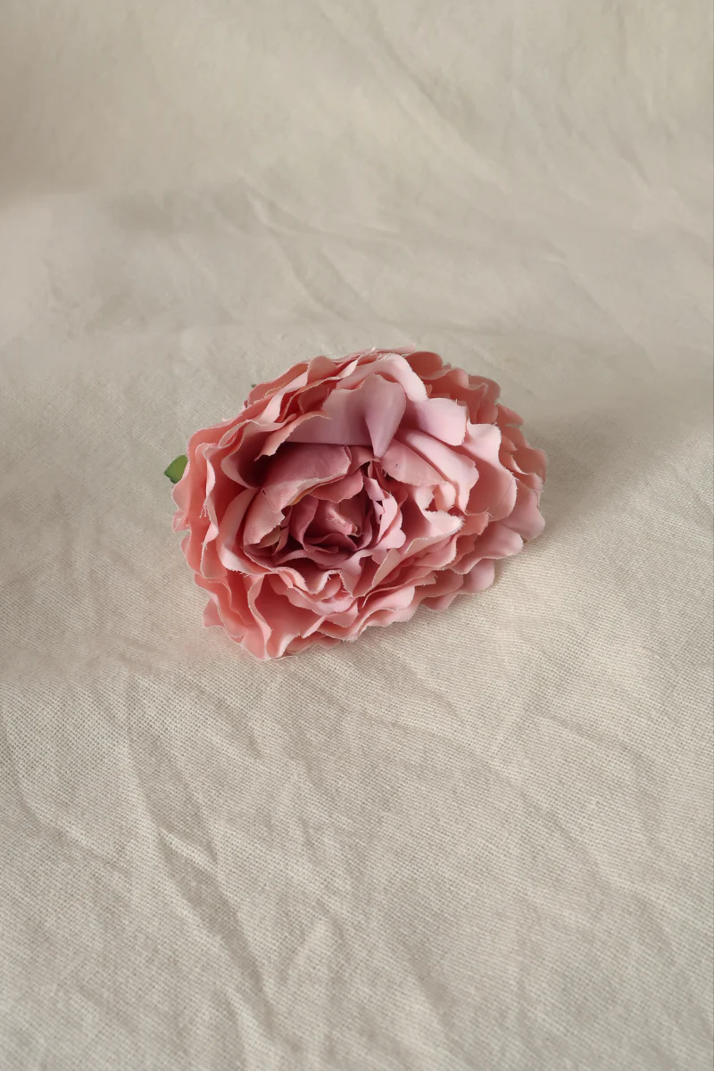 Ballet Slipper Pink Flower Barrette