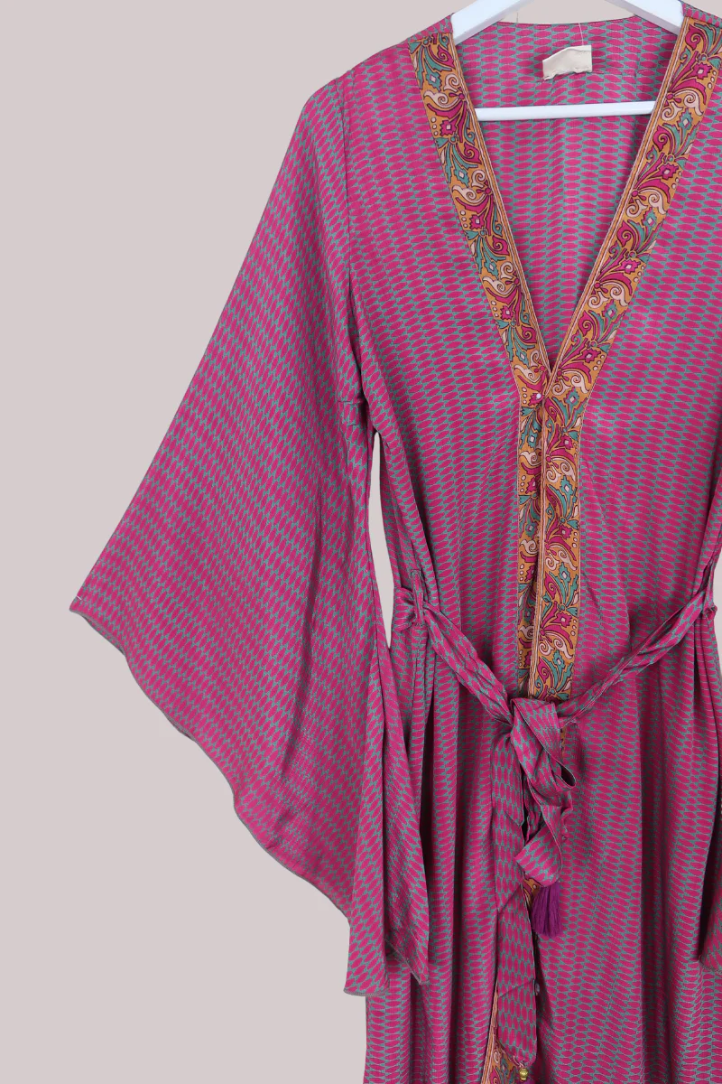 Gemini Kimono in Hot Pink - Size M/L - Image 2