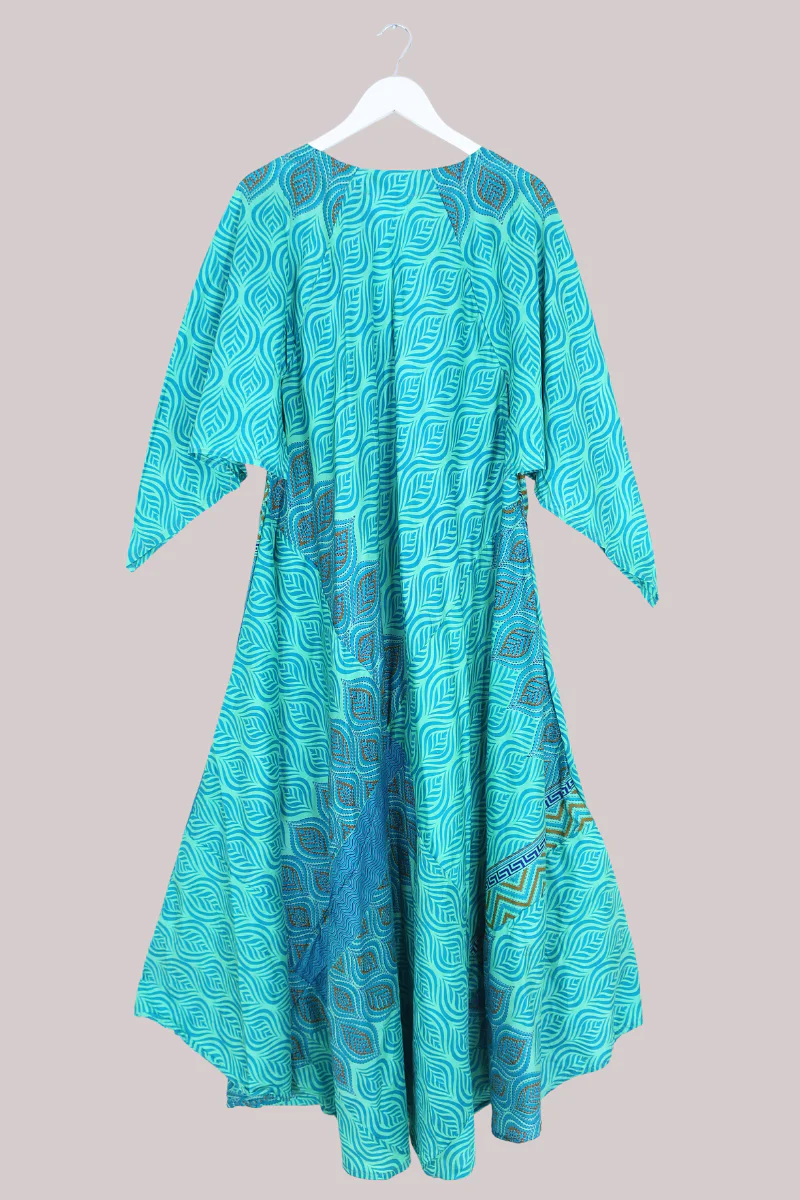 Goddess Pure Silk Dress - Du Lac Bleu - Size S/M - Image 3