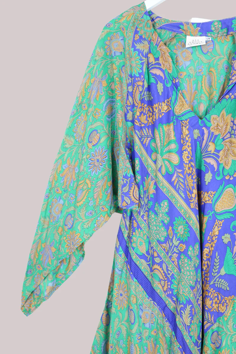 Goddess Pure Silk Dress - Jasmine Perfume Green - Size M/L - Image 2