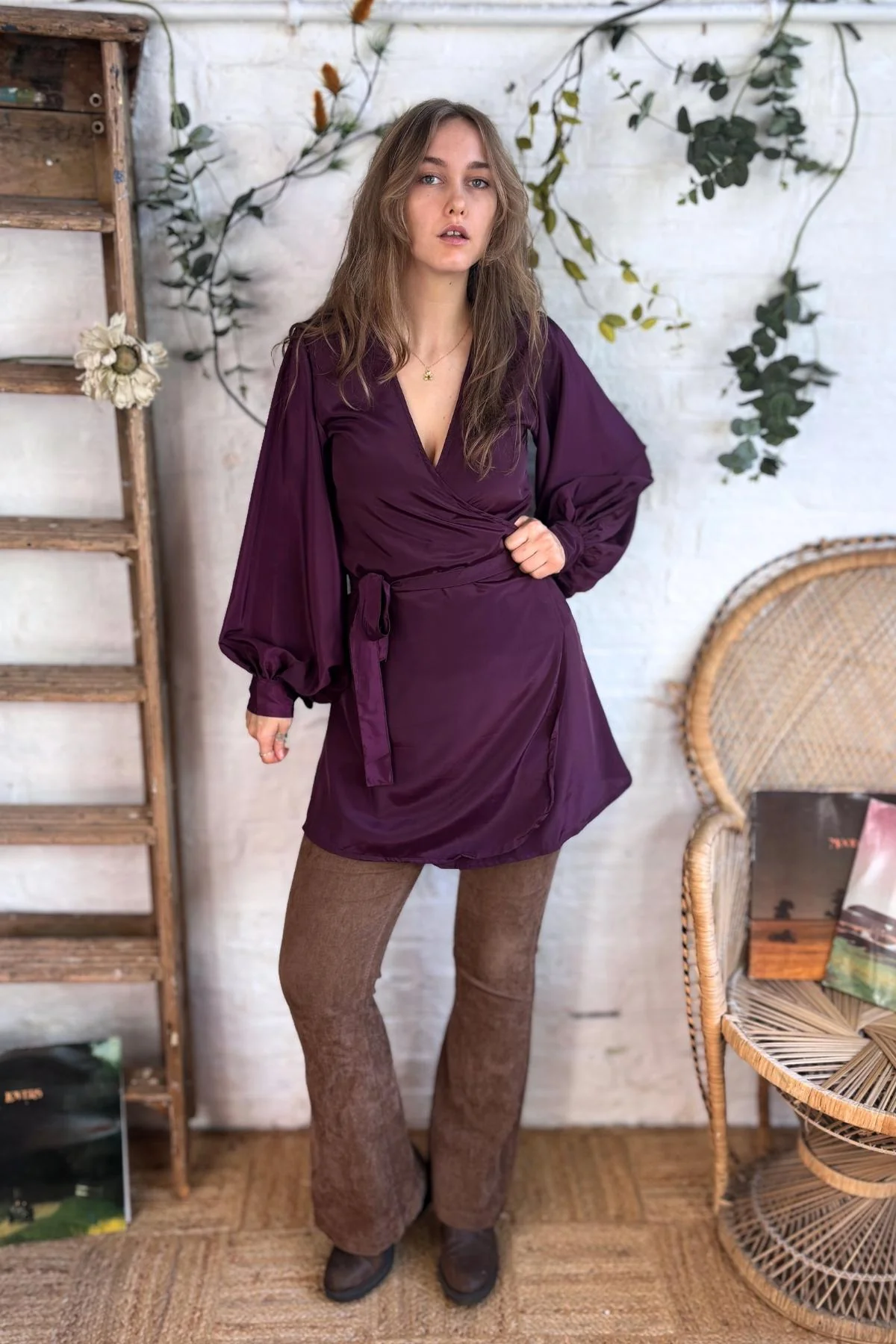Khroma Lola Mini Dress in Emperor Purple - Image 5