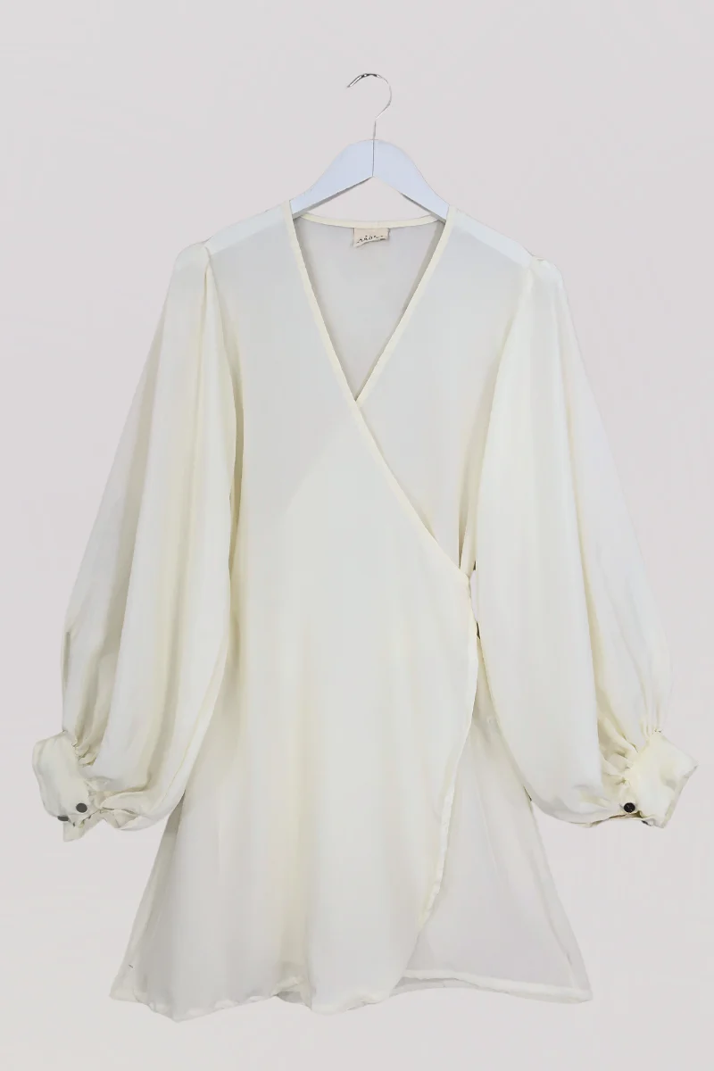 Khroma Lola Mini Dress in Fae White - Image 2