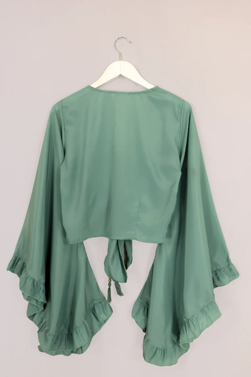 Khroma Venus Wrap Top in Adonis Blue - Image 4