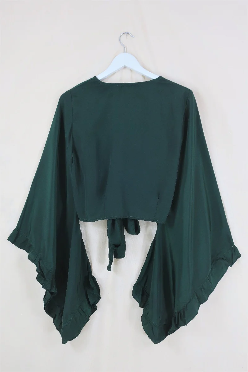 Khroma Venus Wrap Top in Archer Green - Image 6