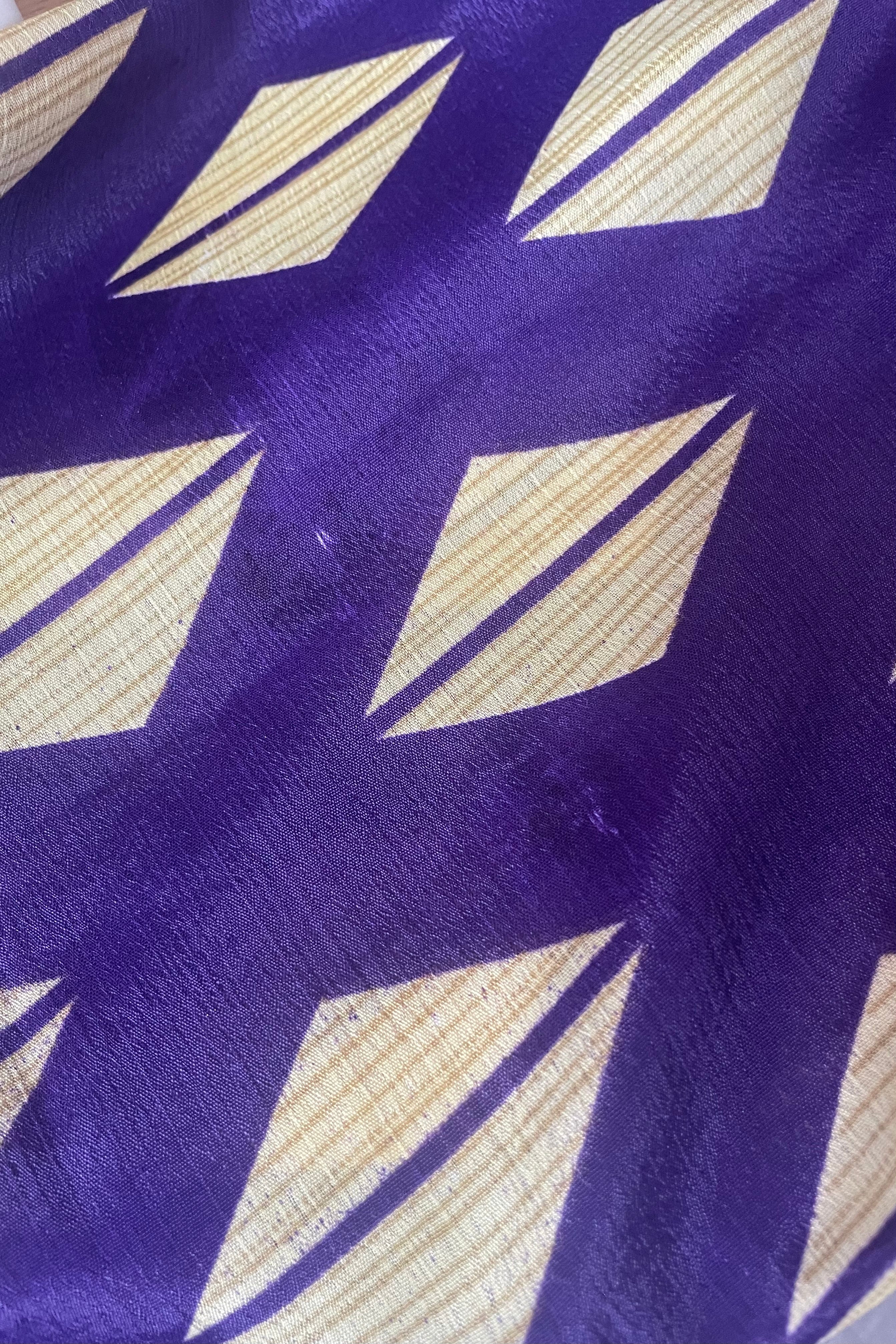 SALE Lola Wrap Top - Damson Plum & Violet Nouveau - Size S/M - Image 5