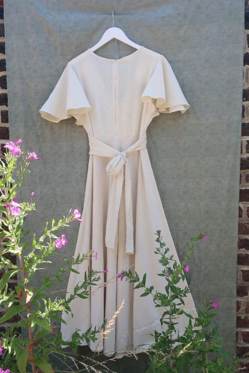 Margot Maxi Dress in Ivory White - Image 5