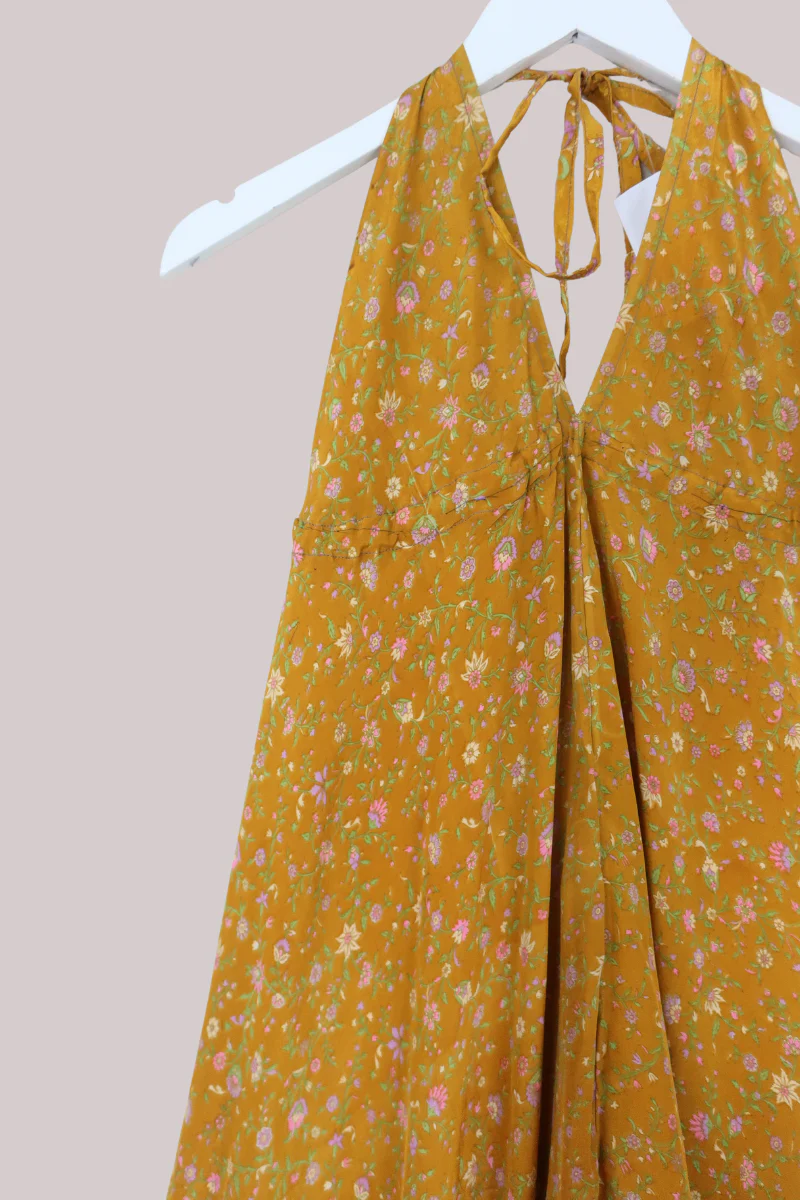 Medusa Harem Jumpsuit in Buttercup Ditsy Florals - Free Size L/XL - Image 2