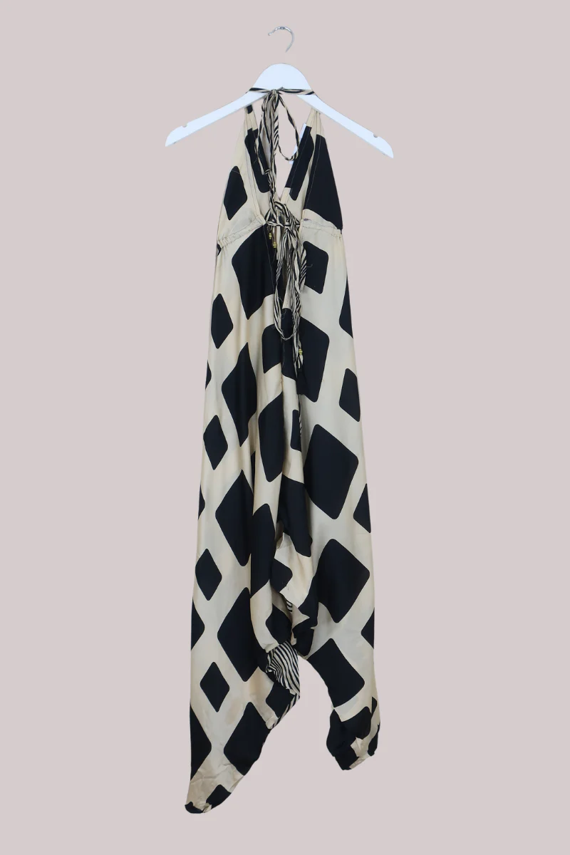 Medusa Harem Jumpsuit in Dominoes - Free Size S/M - Image 3