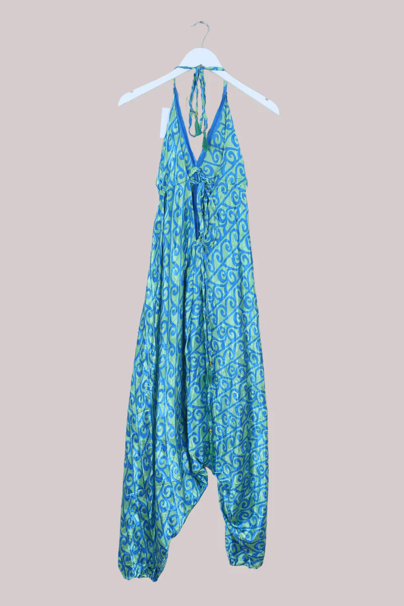 Medusa Harem Jumpsuit in Shimmering Whirlpool - Free Size M/L - Image 3