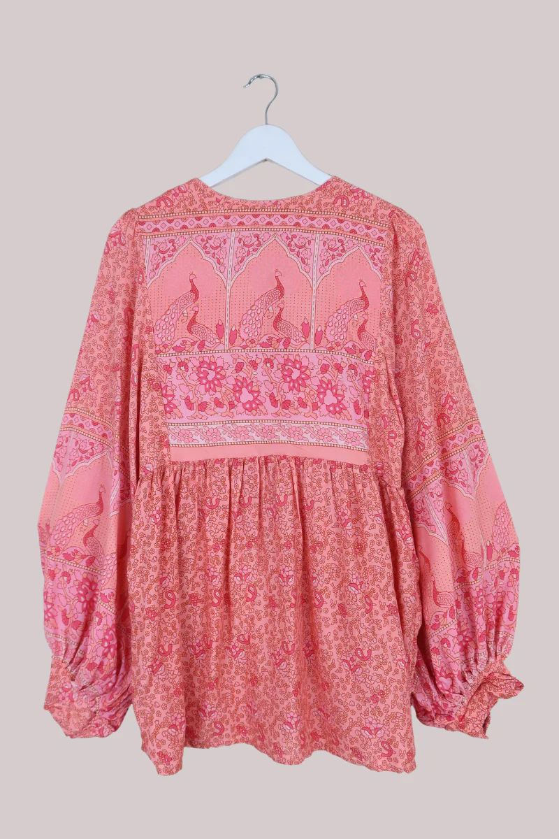Peacock Prairie Top in Peachy Rose - Image 4