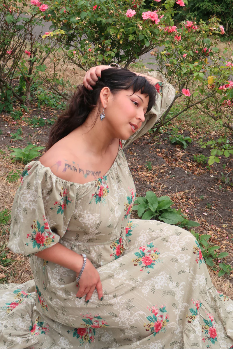 Rebecca Maxi Dress in Garden Of Eden - Image 3