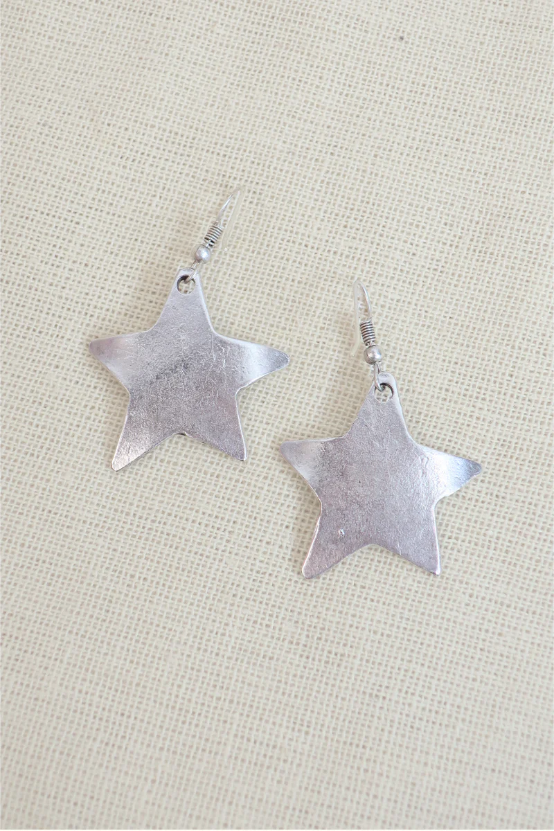 Little Stars Silver Plated Earrings - Image 2