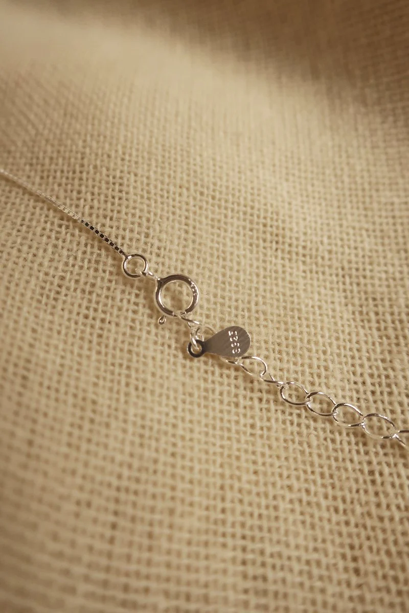 Silver Moon Beam Charm Necklace - Image 3