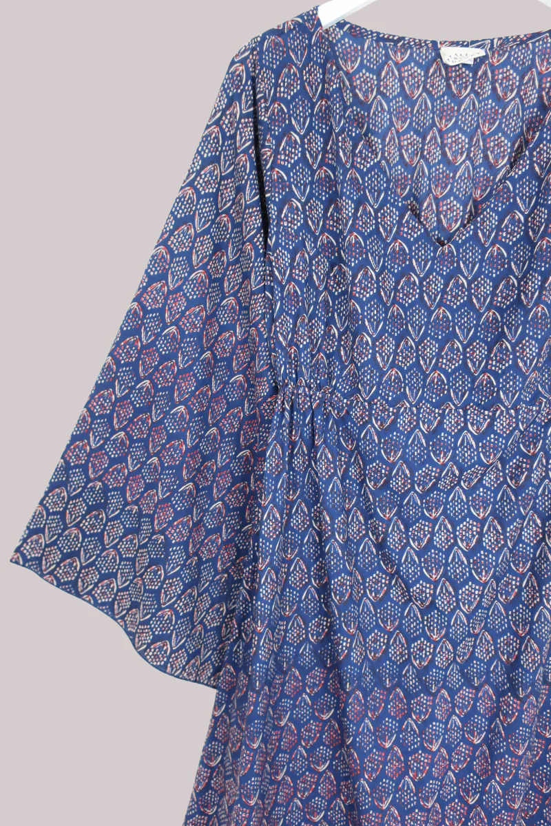Vanessa Maxi Dress in Cobalt Hyacinth - Image 4