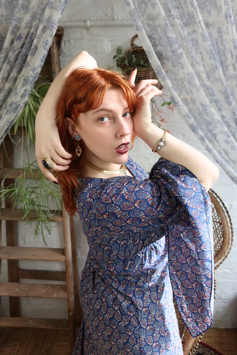 Vanessa Maxi Dress in Cobalt Hyacinth - Image 5