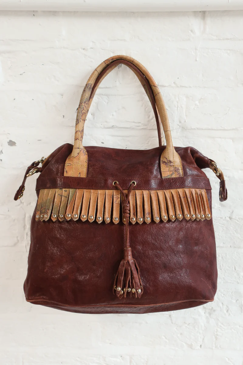 Vintage Designer Alviero Martini Bag - Atlas Tassels