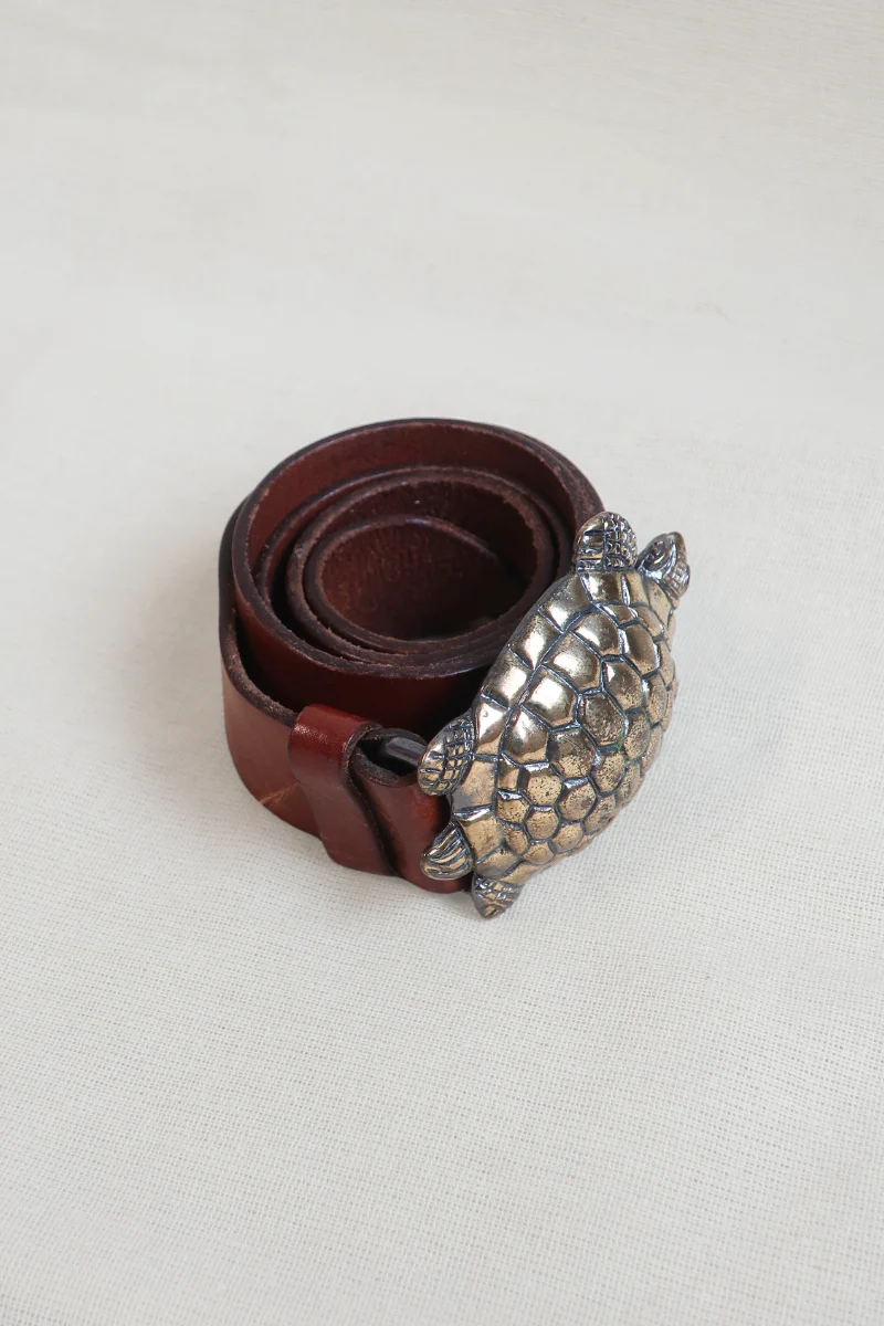 Vintage Belt - Golden Tortoise