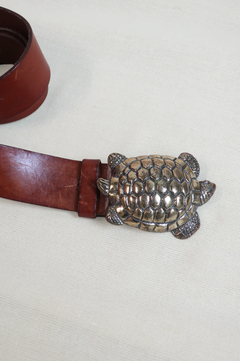 Vintage Belt - Golden Tortoise - Image 2