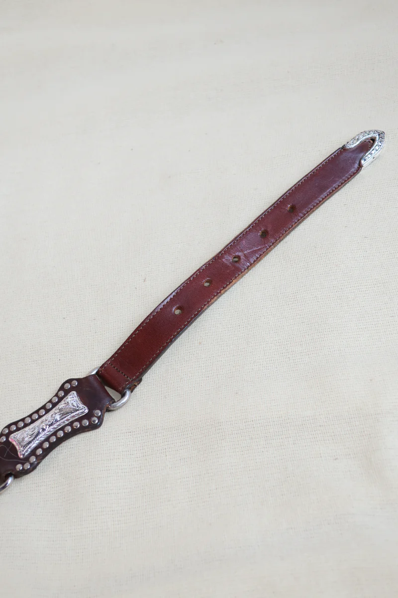 Vintage Belt - Ornate Silver Cowgirl - Image 3