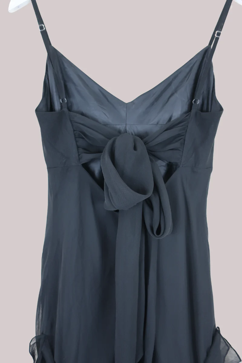 Vintage Dress - Black Clouds - Size M/L - Image 4