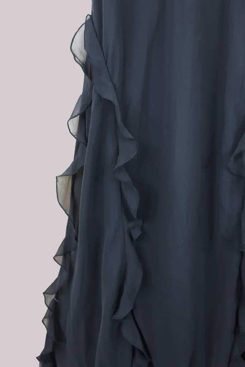 Vintage Dress - Black Clouds - Size M/L - Image 5