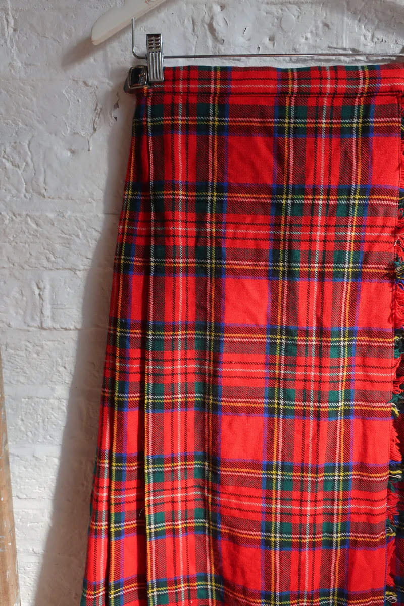 Vintage Kilt - Pride Red Tartan - Size XXS - Image 2