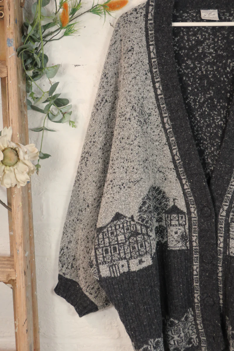 Vintage Knit Cardigan - Gothic Village - Size XXL - Image 2