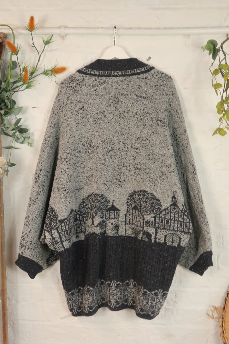 Vintage Knit Cardigan - Gothic Village - Size XXL - Image 3