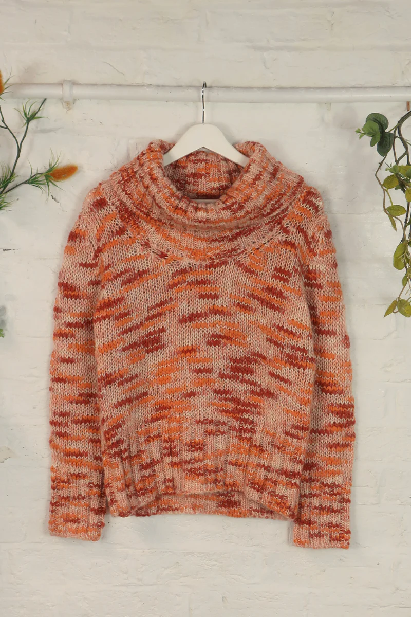 Vintage Knit Jumper - Clementine Sky - Size M/L