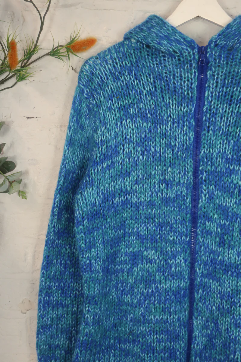Vintage Knit Jumper - Oceanic Feeling - Size M/L - Image 2