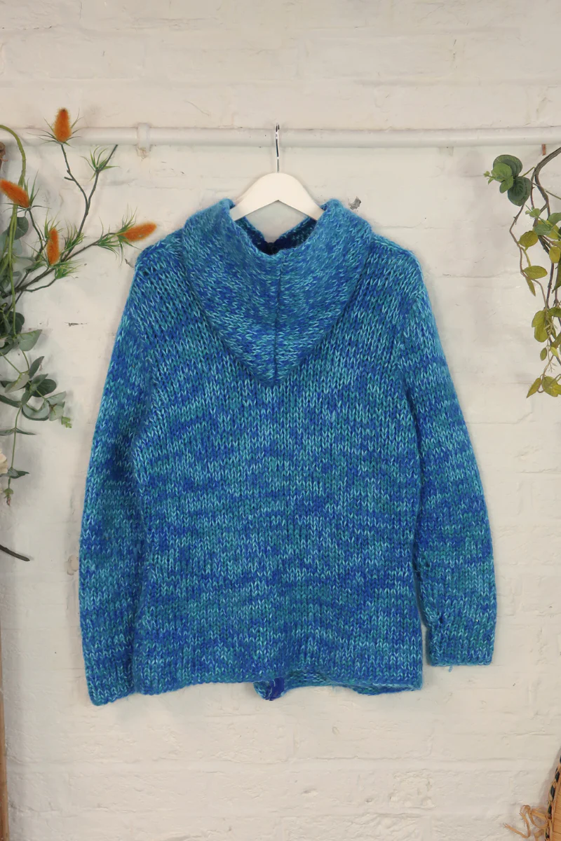 Vintage Knit Jumper - Oceanic Feeling - Size M/L - Image 3