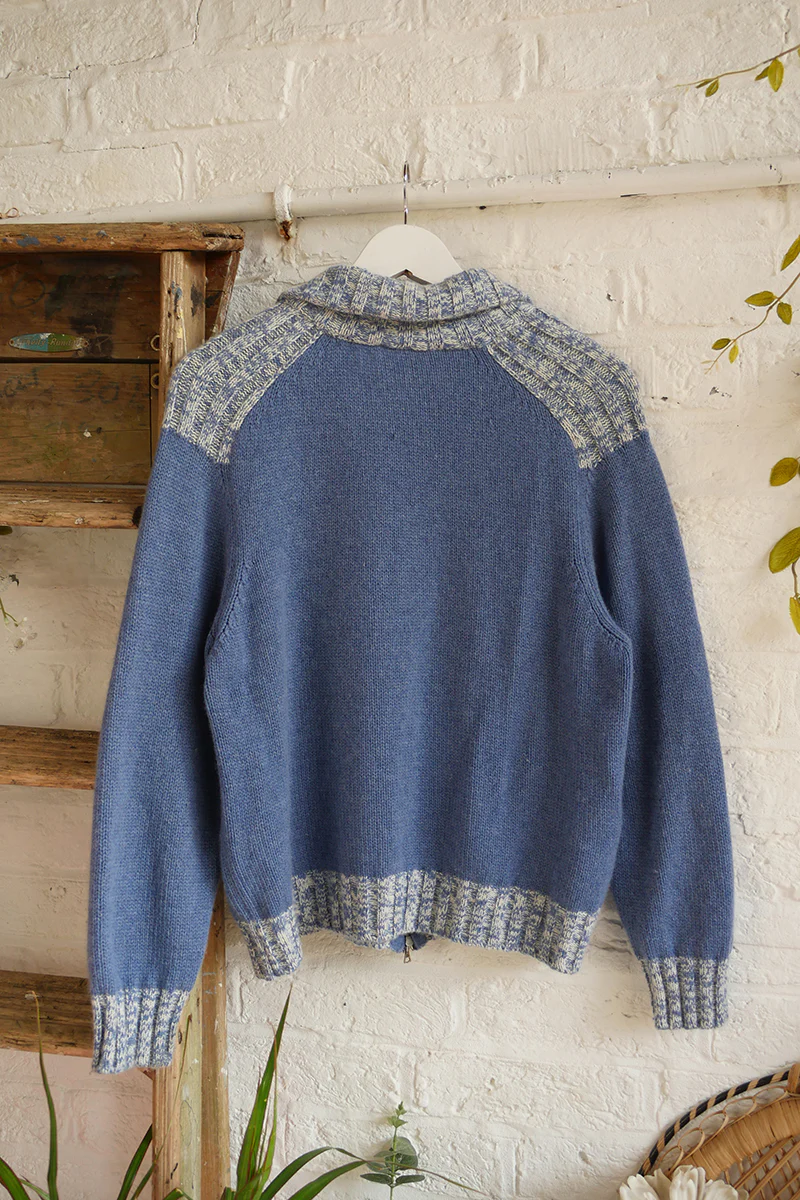 Vintage Knitwear - Clear Skies Double Zip - Size M/L - Image 4