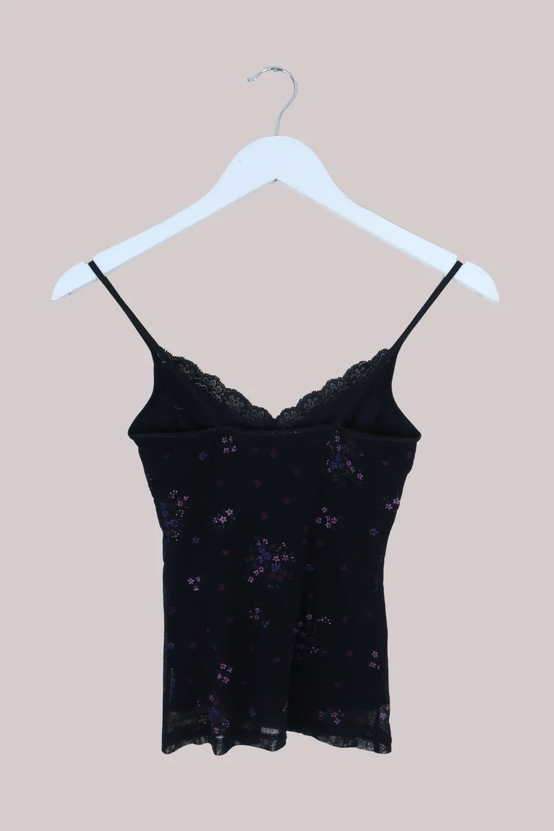Vintage Top - Midnight Violets - Size XXS - Image 3