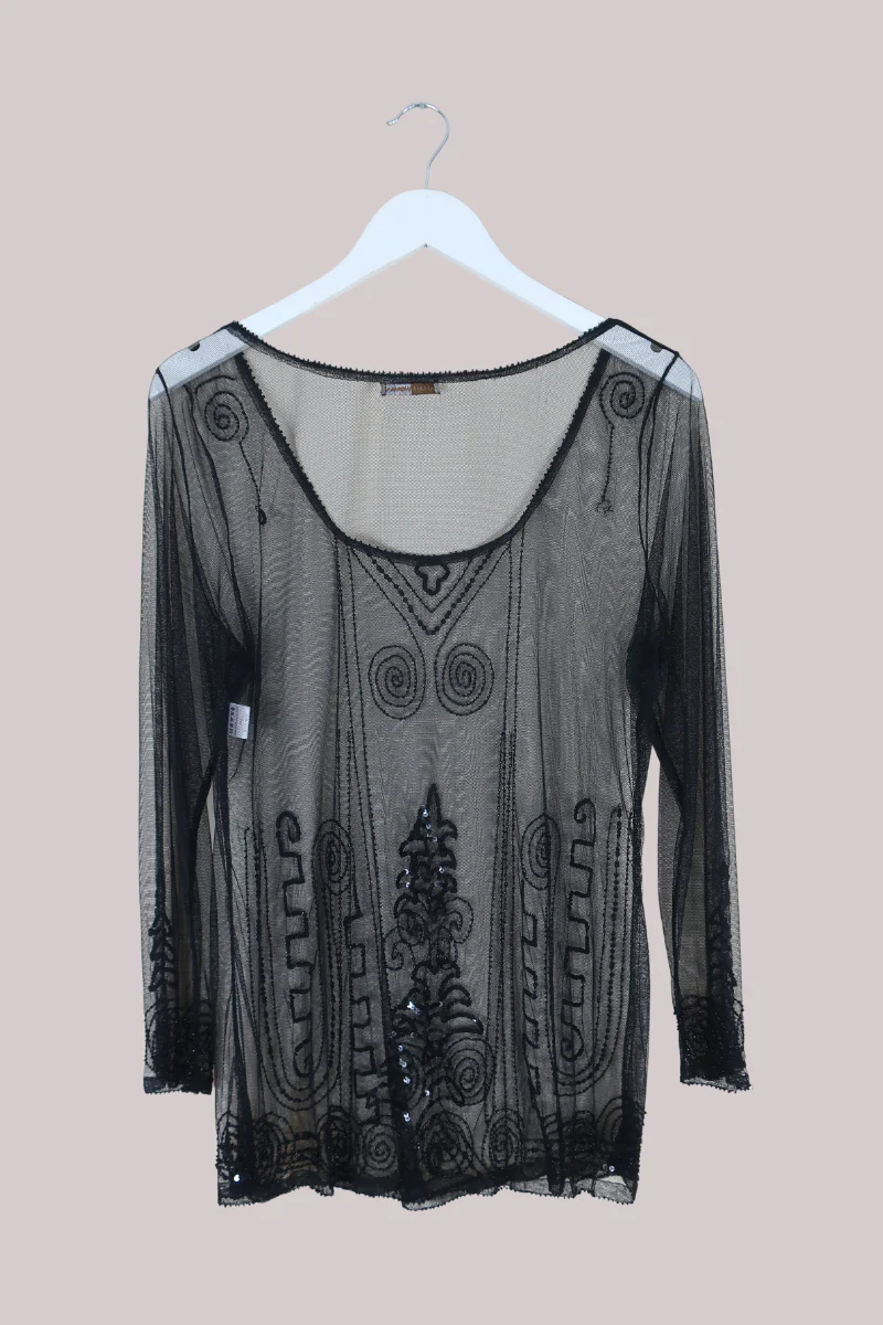 Vintage Top - Sheer Opulence - Size XXXL - Image 3