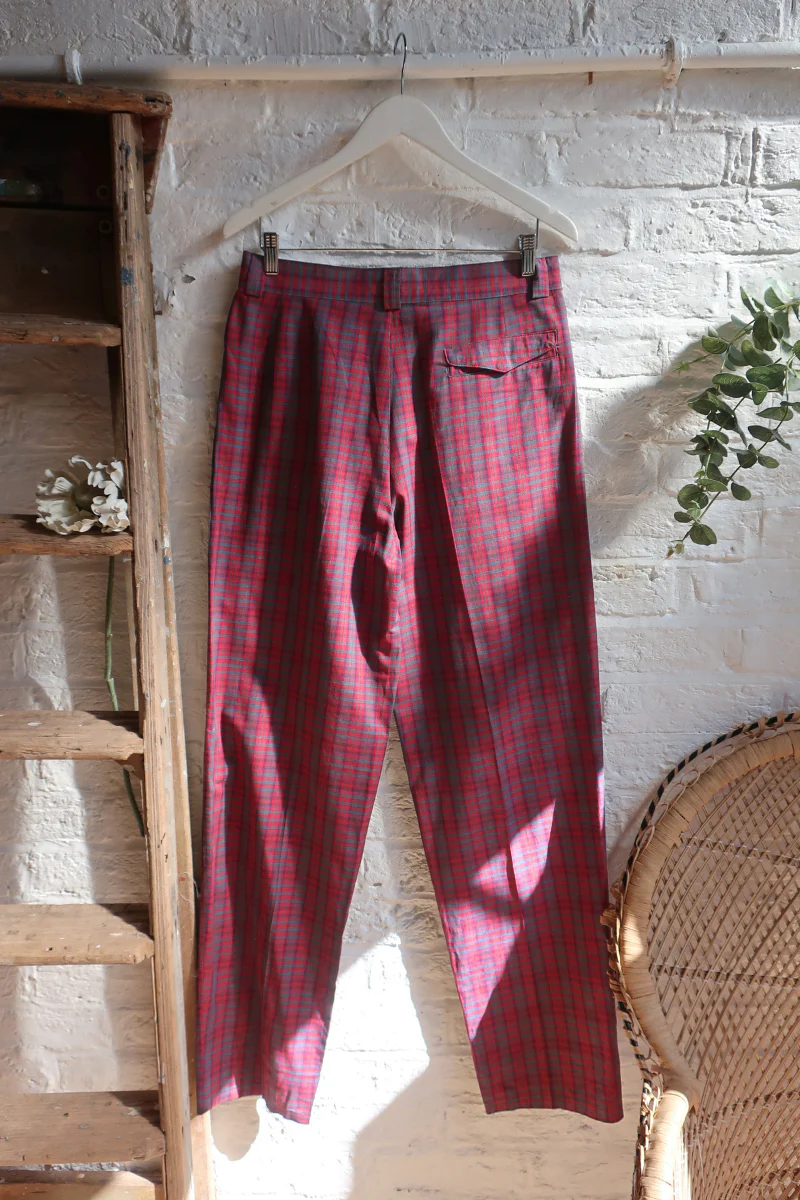 Vintage Trousers - Winter Symphony Tartan - W31 L33 - Image 3