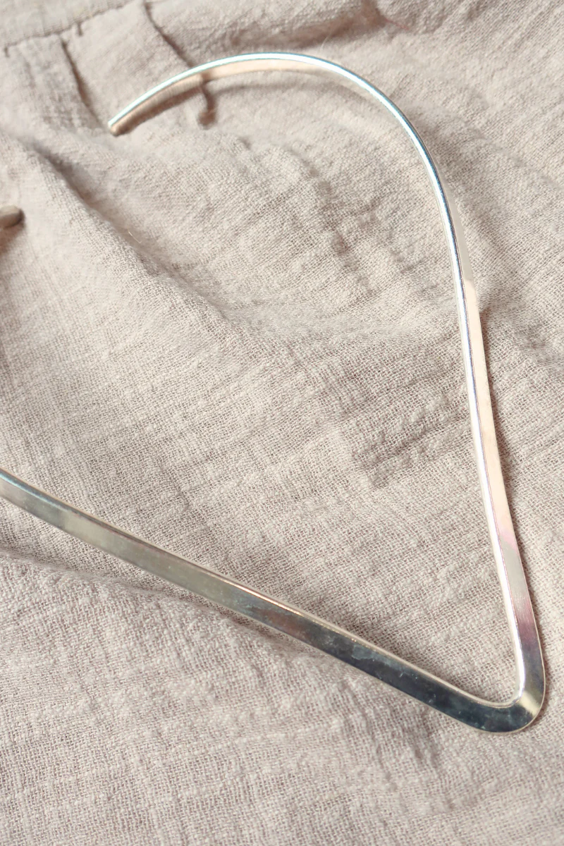 Wishbone Torque Necklace in Silver - Image 2